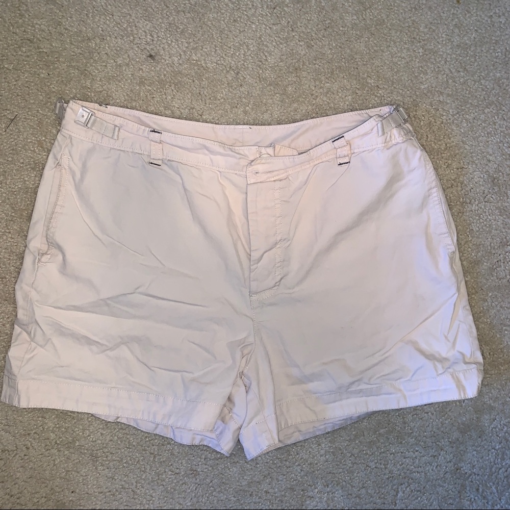 beige/tan shorts s:12 adjustable waste band